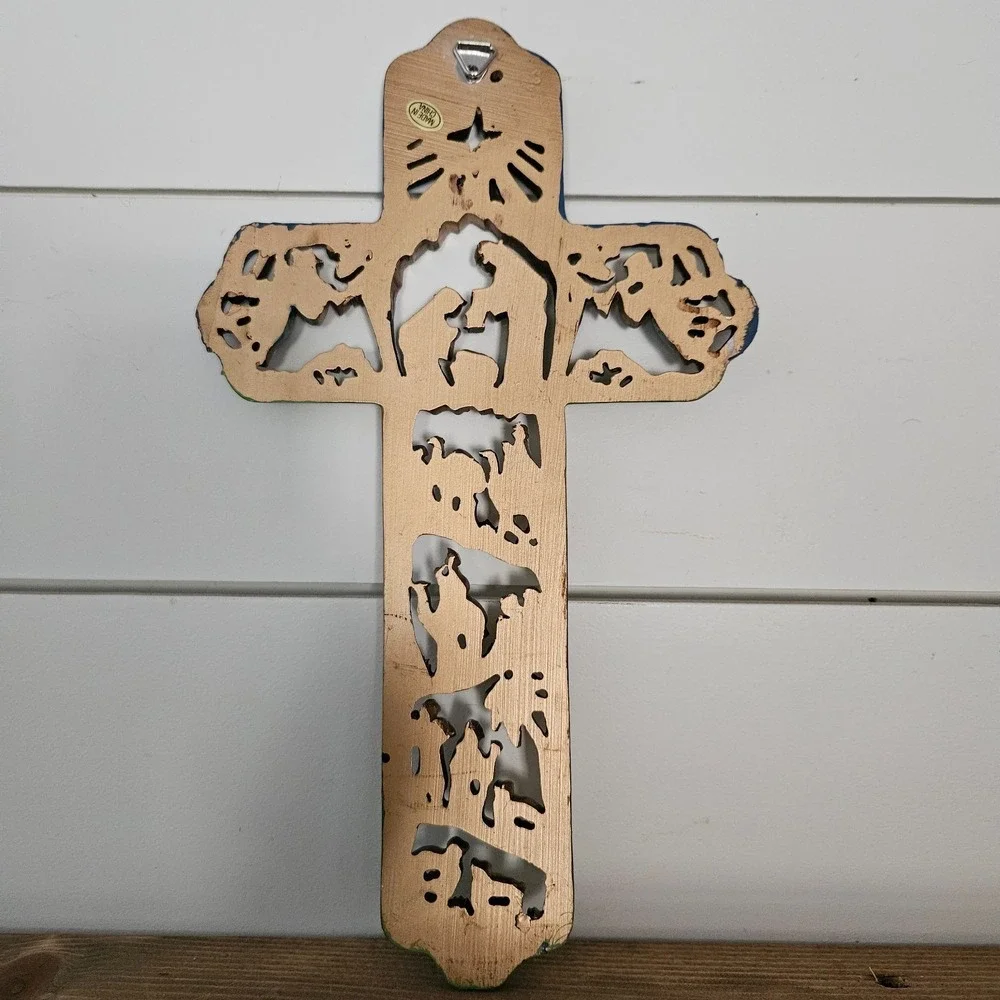 Nativity Wall Cross Made in China Christmas‎ Religious Decor 12